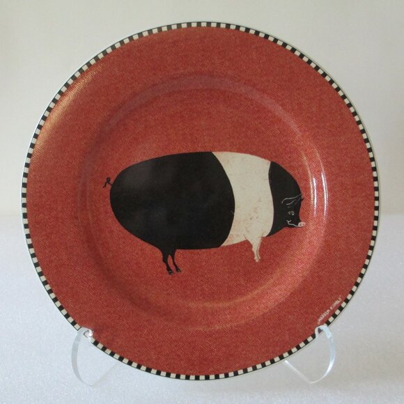 SET OF 3 "BARNYARD ANIMALS" SIDE PLATES - Picture 12 of 16